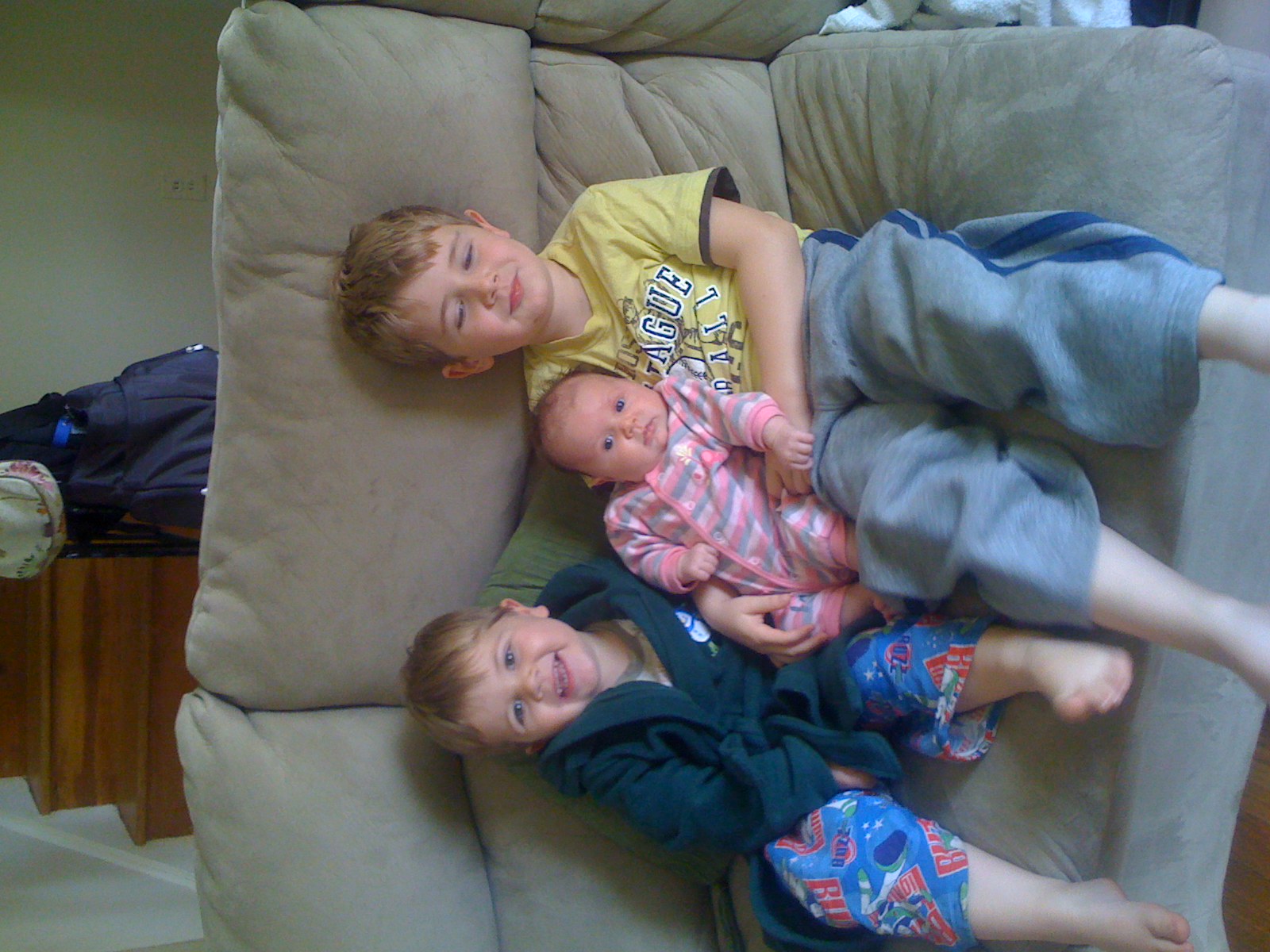 Indi with her brothers