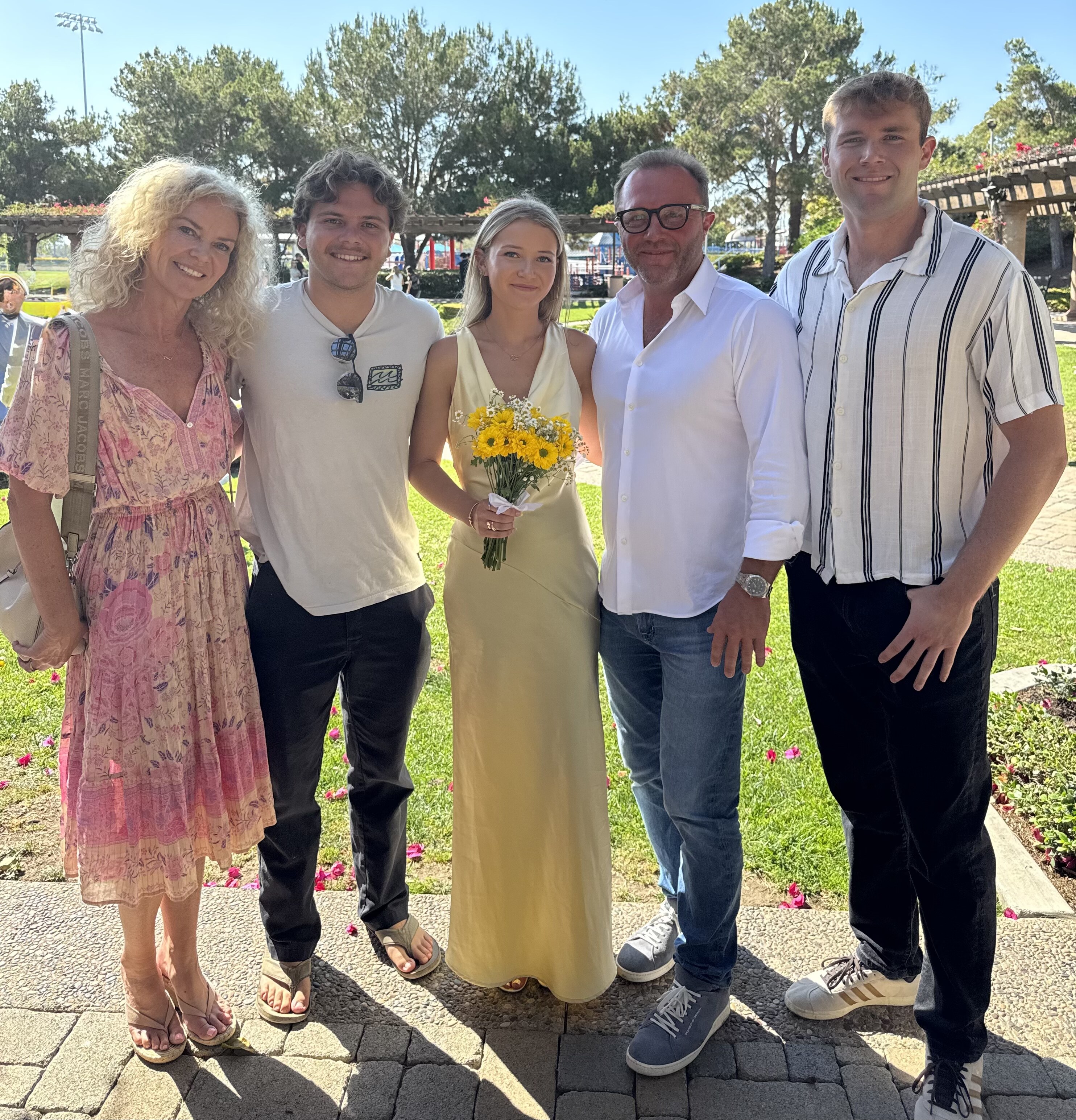 Indi with her family